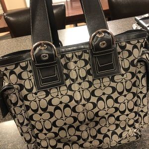 COACH big bag and matching clutch